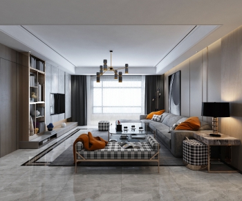 Modern A Living Room-ID:582000977