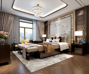 Chinese Style Bedroom-ID:170813084