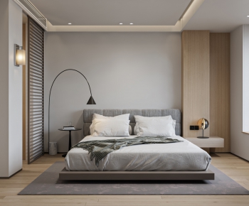 Wabi-sabi Style Bedroom-ID:153012049