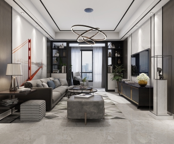 Modern A Living Room-ID:782684099