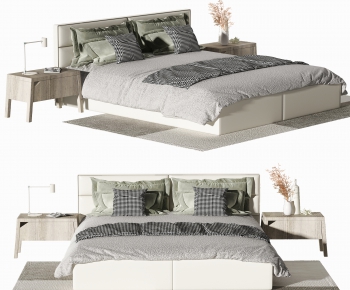 Modern Double Bed-ID:377847913