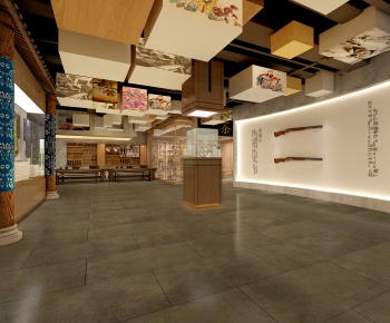 New Chinese Style Exhibition Hall-ID:708508974