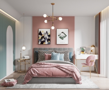 Nordic Style Girl's Room Daughter's Room-ID:780936008