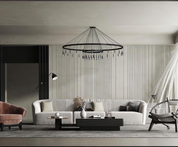 Modern A Living Room-ID:899508008