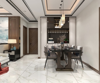 New Chinese Style Dining Room-ID:220531942