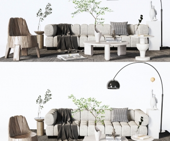 Wabi-sabi Style Sofa Combination-ID:838465936