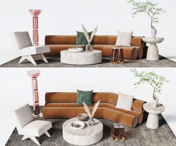 Wabi-sabi Style Sofa Combination-ID:786005973