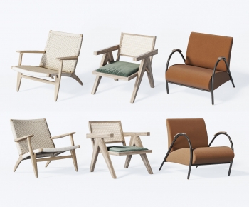 Wabi-sabi Style Lounge Chair-ID:689412123