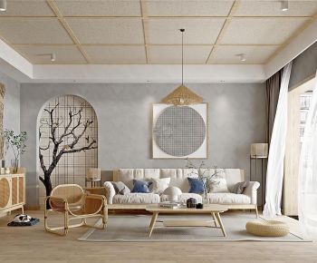 Nordic Style A Living Room-ID:593086004