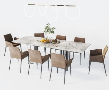 Wabi-sabi Style Dining Table And Chairs-ID:652435065