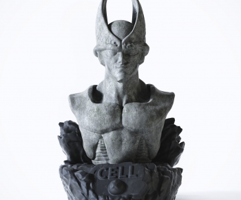 现代七龙珠沙鲁雕塑装饰摆件-ID:388350017