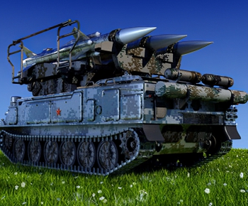 现代防空火箭弹坦克-ID:141973974
