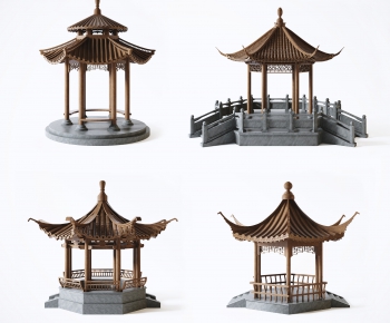New Chinese Style Building Component-ID:350368025