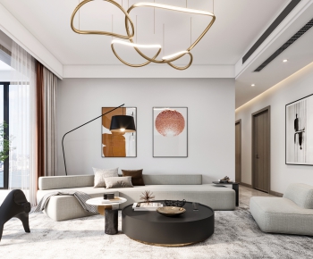 Modern A Living Room-ID:849823958