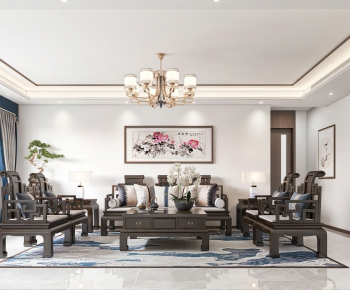 Chinese Style A Living Room-ID:958353042