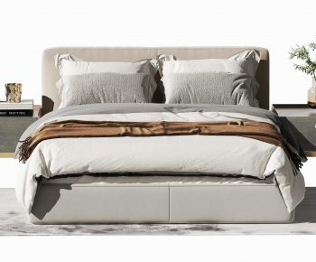 Modern Double Bed-ID:467894082