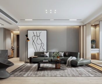 Modern A Living Room-ID:336498983