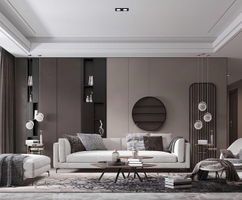 Modern A Living Room-ID:897171029