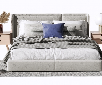 Modern Double Bed-ID:484253883