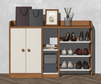 Nordic Style Shoe Cabinet-ID:309200054