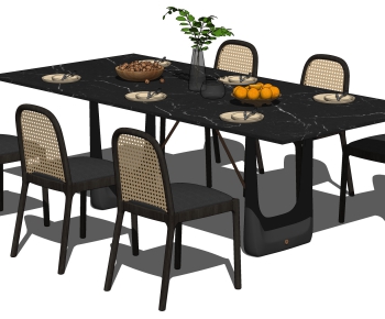 Nordic Style Dining Table And Chairs-ID:671092991
