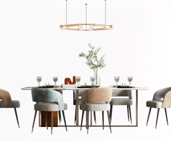 Modern Dining Table And Chairs-ID:128397945