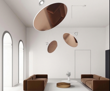 Modern A Living Room-ID:885570037