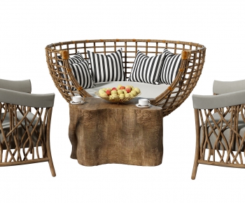 Nordic Style Leisure Table And Chair-ID:561676987