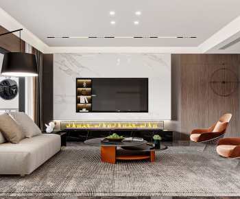 Modern A Living Room-ID:535403011