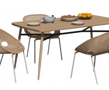 Modern Dining Table And Chairs-ID:803420076