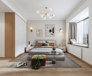 Nordic Style Bedroom-ID:437778958