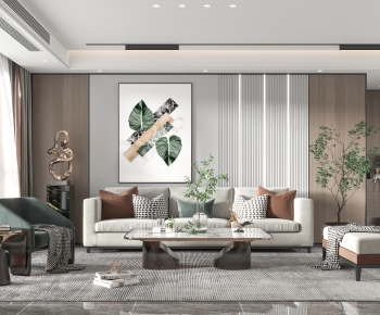 Modern A Living Room-ID:612514979