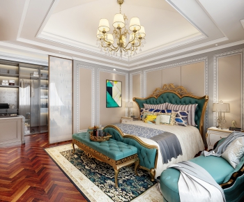 Classical Style Bedroom-ID:445349932