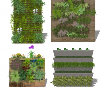 Modern Plant Wall-ID:640295036