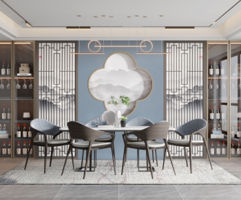 New Chinese Style Dining Room-ID:278172973