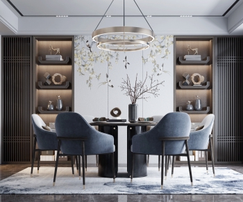 New Chinese Style Dining Room-ID:283715015