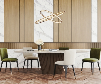 Modern Dining Table And Chairs-ID:662508014