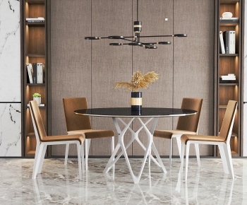 Modern Dining Table And Chairs-ID:118710049