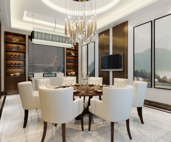 New Chinese Style Dining Room-ID:235883957