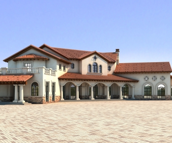 Mediterranean Style Villa Appearance-ID:469541075