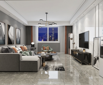 Modern A Living Room-ID:155023108