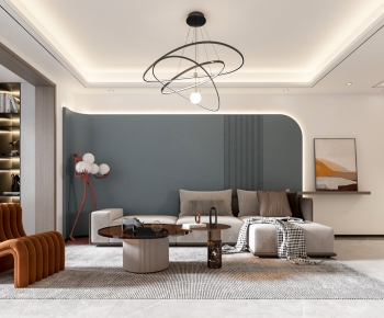 Modern A Living Room-ID:430524114