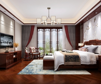 Chinese Style Bedroom-ID:886151086