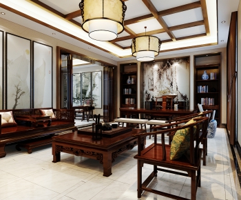 New Chinese Style Study Space-ID:813246017