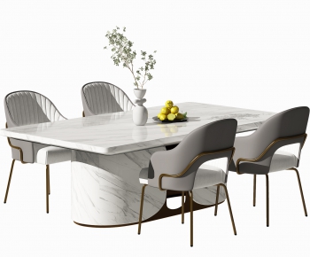 Modern Dining Table And Chairs-ID:712560899