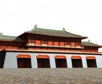 Chinese Style Building Appearance-ID:863276007