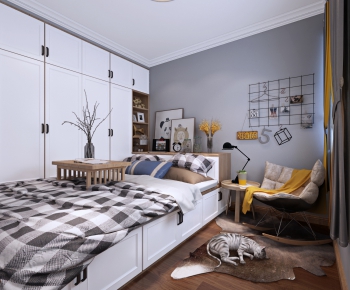 Nordic Style Bedroom-ID:653558029