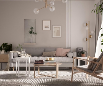 Nordic Style Sofa Combination-ID:905306107