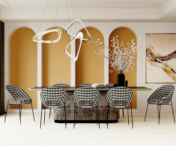 Modern Dining Table And Chairs-ID:491652975