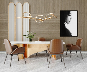 Modern Dining Table And Chairs-ID:504893067